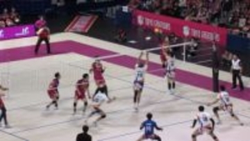 犯罪被害者の遺族ら　バレーボール観戦「試合を見てエネルギーを感じて」