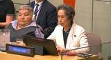 「「これ以上ヒバクシャを増やしてはならない」国連本部で被団協の和田氏が訴え　「核兵器は正義の力でない」英語でスピーチ」の画像1