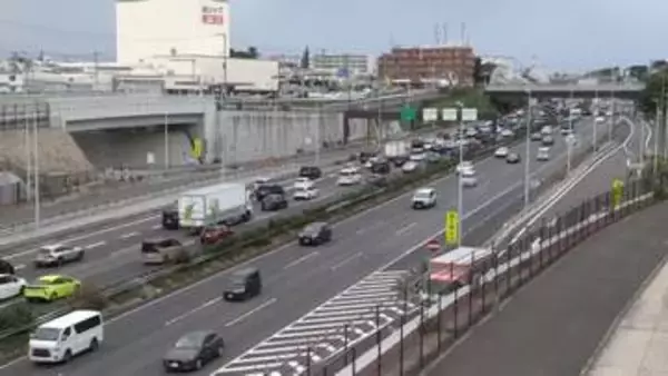 お盆休みに台風接近　高速道路で渋滞各地で発生　台風の影響で通行止めの可能性も
