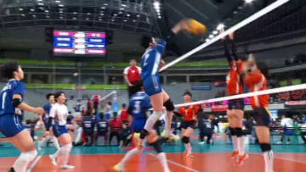 インターハイ制した女子の優勝候補・金蘭会が馬場柚希選手らの活躍で誠英にストレート勝ち　準々決勝でも熊本信愛女学院下しベスト4入り