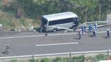 「部活遠征中のマイクロバスなどが衝突事故　17歳男子高校生死亡26人けが　磐越道が一部通行止め　福島・郡山市」の画像1