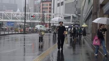 週末は大雨予報　風に強い「耐風傘」が人気　ぬれにくい傘のポイントは骨の多さ　持ち方は中棒を下げて体の中心に…親骨は目の前