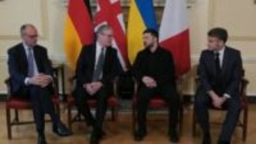 ロシアへの領土割譲含まれない修正案作成と明かす　ウクライナ・ゼレンスキー大統領が英仏独首脳とロンドンで協議