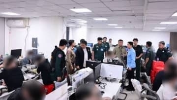 カンボジア詐欺拠点摘発　当局「日本人含む」発表を訂正