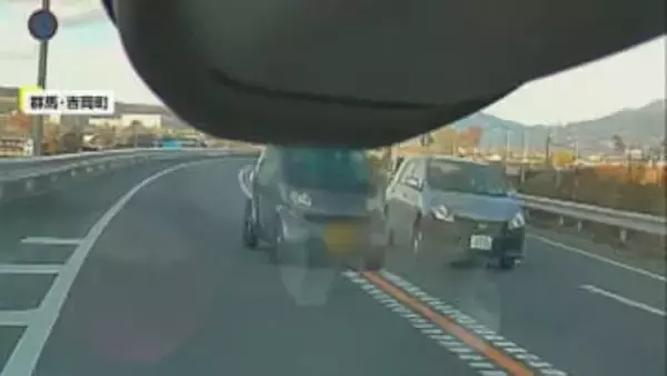 「心臓バクバク」群馬で正面から現れた“逆走車”とっさにハンドル切り衝突回避　“あわや衝突”瞬間は兵庫でも夜道から飛び出すイノシシ