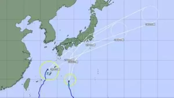 神奈川県横須賀市と三浦市にレベル4土砂災害危険警報　ダブル台風と前線の影響で