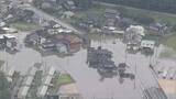 「石川・富山あす再び記録的大雨に警戒　豪雨で冠水した街　“孤立”続く集落も　収穫間近の水田「たぶん全滅や」」の画像1