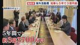 「海外活動費の経費を県が公表 知事ら5年で3億円超 定められた基準額の5倍に相当 1泊13万円ホテル泊も 【福岡発】」の画像1