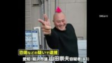 「どれだけ払えるんだ！」“ピンクのモヒカン頭”タレント市議を恐喝容疑で逮捕　店の清掃巡りトラブルか「大筋は合っています」