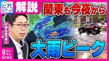【大雨解説】気象予報士「線状降水帯発生したら終電前後に電車止まる可能性も」　車の水没を防ぐには？「車高やドア・排気口の高さを把握。危険と判断したら路肩に停めて避難。原則『地下施設』避けて」と専門家
