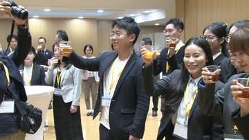 日本派遣の中国青年壮行会　国際交流員や外国語指導助手として活動へ