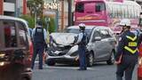 「【速報】子ども13人が乗るスイミングスクール送迎バスに乗用車が追突　東京・大田区」の画像1