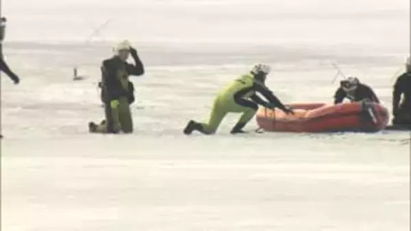 ワカサギ釣りの男性2人が用水路に転落　1人意識不明、もう1人の男性は意識あるものの低体温症の疑い　秋田・三種町