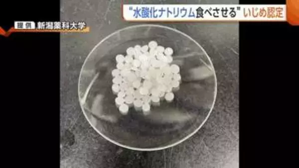 「お菓子」と偽り…中3男子生徒が下級生に“水酸化ナトリウム”食べさせた問題　第三者委調査で“いじめ”と認定　新潟・五泉市
