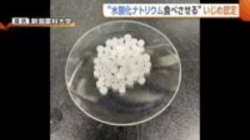 「お菓子」と偽り…中3男子生徒が下級生に“水酸化ナトリウム”食べさせた問題　第三者委調査で“いじめ”と認定　新潟・五泉市