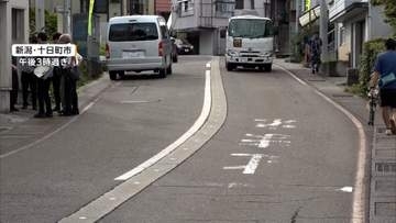 無人の車が園児の列に衝突し5人搬送　80代男性「サイドブレーキがうまく引けてなくて」　新潟・十日町市
