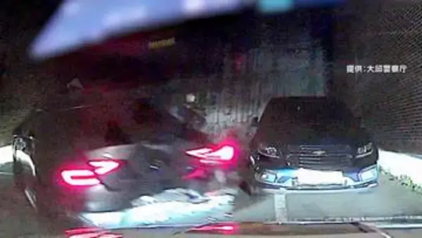 「高級外車の運転手が飲酒運転」急発進から暴走、車8台とパトカー2台に“体当たり”　警察官が発砲　男を確保　韓国