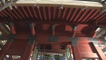 東京大学の「赤門」耐震化工事を初公開　2027年秋ごろ完了予定　国の重要文化財に指定