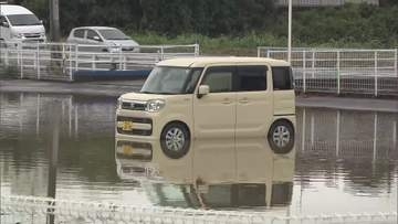 千葉・大網白里で再び大雨、復旧作業　きのう「レベル4土砂災害危険警報」　8月千葉豪雨と同じ場所が浸水　交通影響続く