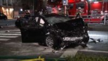 ドラレコ映像　9人死傷「特許庁」前事故　赤信号1分以上後に進入