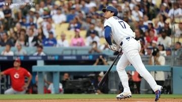大谷翔平が5試合ぶり復帰、1番DHで先発出場　第1打席はレフトフライ　第2、第3打席は空振り三振