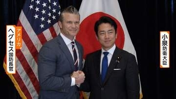 日米でミサイルの共同開発・生産を加速へ　小泉防衛大臣とヘグセス国防長官と会談
