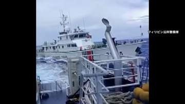 南シナ海で中国船とフィリピン船が衝突　双方が映像を公開し非難