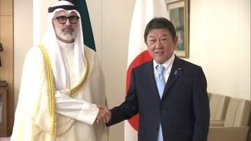 日・クウェート外相会談　ホルムズ海峡の通航料を認めない考えで一致　原油安定供給に向けて連携確認