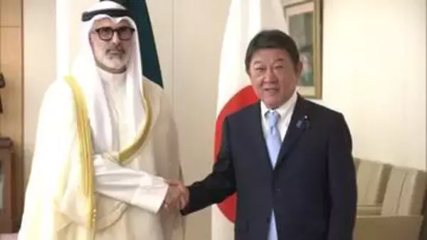 日・クウェート外相会談　ホルムズ海峡の通航料を認めない考えで一致　原油安定供給に向けて連携確認