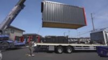 「客室ごと動かせる」移動式コンテナホテルが上市町に登場！ 災害時は避難施設に早変わり