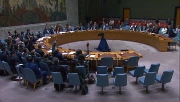宇宙非核決議案を否決　兵器開発疑惑のロシア拒否権　国連安保理