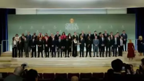 アメリカでレアアースなど重要鉱物の供給網強化へ初の閣僚級会合　日本含め55カ国参加　中国依存にバンス副大統領「国際市場が機能不全に」