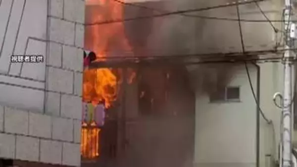 店舗兼住宅で火事　家族4人居住か　60歳女性が死亡、70代男性が意識不明の重体　東京・大田区