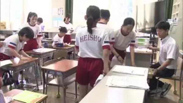 記録的大雨の被災地では1日遅れで小学校二学期スタート　児童らが元気に登校　災害ごみ受け入れも開始　福井・坂井市