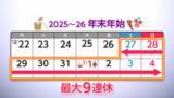「「思いやり帰省」年末年始のキーワード　9連休で感染症拡大の懸念も」の画像1