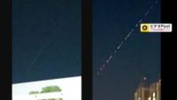 「火の玉？UFOじゃない？」夜空にナゾの光の列…全国各地で目撃　専門家「正体は人工衛星スターリンク・トレイン」