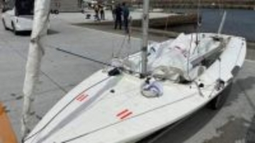 「初めての練習」でヨット転覆、富山大学新入生が海に投げ出される　射水市沖で救助艇が引き揚げ