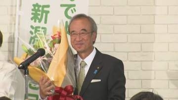 【新潟知事選】現職の花角英世氏が3期目の当選確実「これからの4年間は経済の成長・活力を生み出していく」