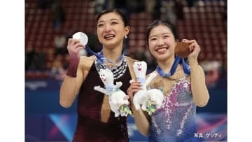 坂本花織「一睡もできなかった」女子フィギュアでダブル表彰台の2人が記者会見【ミラノ・コルティナ五輪】
