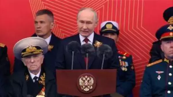 プーチン氏「勝利は我々のもの」　ロシア戦勝パレードで欧米に対抗姿勢　北朝鮮兵士が初参列も式典の規模は大幅縮小　軍事車両も見られず
