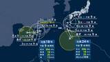 「【台風情報】24号発生・18号復活で“ダブル台風”　今後の影響　ノロノロ台風の前線刺激“梅雨”のように　3日ごろから北陸に加え東北・関東で大雨の恐れ」の画像1