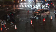 東京・港区 タクシーと乗用車の衝突事故　運転手らが現場から逃走