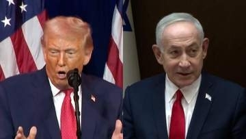 トランプ大統領「少しいら立っていた」　イスラエル・ネタニヤフ首相への罵倒を認める　両氏ともに友好関係を強調