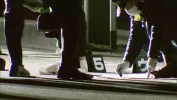 横断歩道を渡る高齢男性がひき逃げされ重傷　逃走車は普通乗用車か　埼玉・草加市