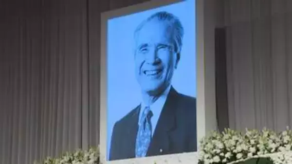 村山富市元総理の「お別れの会」　高市総理や社民党の福島党首らが参列…1994年に自社さ連立政権を樹立