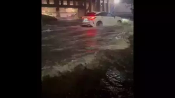 道路冠水、崖崩れ、通行止めも…　千葉で初の土砂災害特別警報