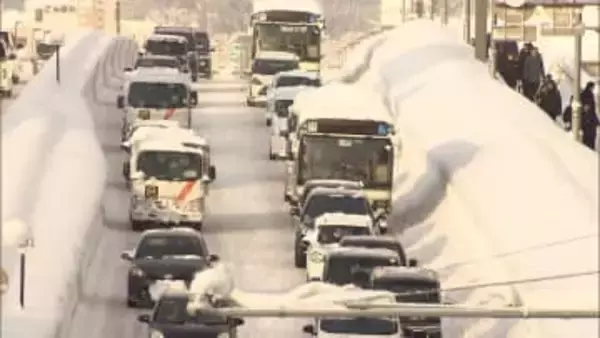 警報級“強烈寒気”再びピーク　“雪の線状降水帯”JPCZの影響で日本海側の各地で大雪　岩手・盛岡市ではダイヤモンドダストの絶景