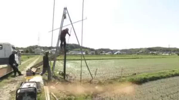 水なくて「井戸を掘る」　施設ケーブル切断・盗難で田んぼカラカラ　キャンプ場でも蛇口など盗まれる　千葉・新潟