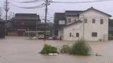 「【中継】道路冠水し複数の住民が取り残される　車も水没し消防がボートで救助へ　レベル5大雨特別警報の石川県羽咋市」の画像1