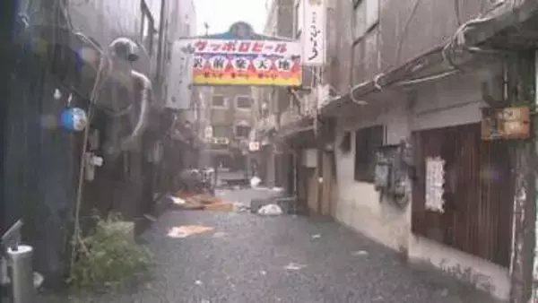 「もう無理…」新潟市内各地で冠水発生　ショッピングセンター前に土嚢積む姿も　中央区で1時間に36ミリの激しい雨